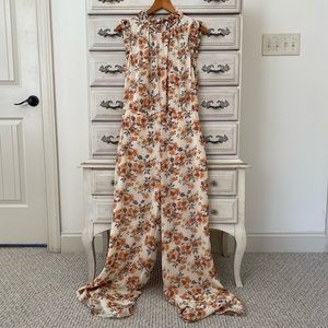 Floral Pocketed Jumpsuit